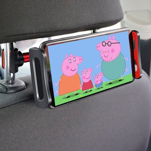 ● 차량용 뒷좌석 헤드레스트 스마트폰 태블릿 거치대+3IN1케이블